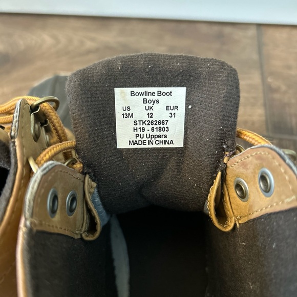 Sperry Kids Tan and Brown Boots - Picture 4 of 5